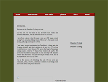 Tablet Screenshot of dumfriescycling.co.uk